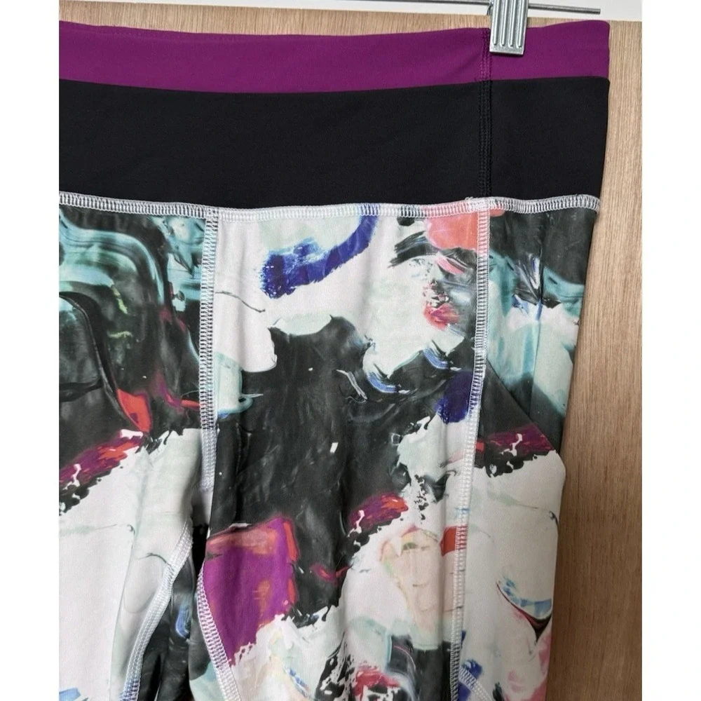 Lululemon Speed Tight III Leggings Pigment Wave Multicolor Pattern Size 6